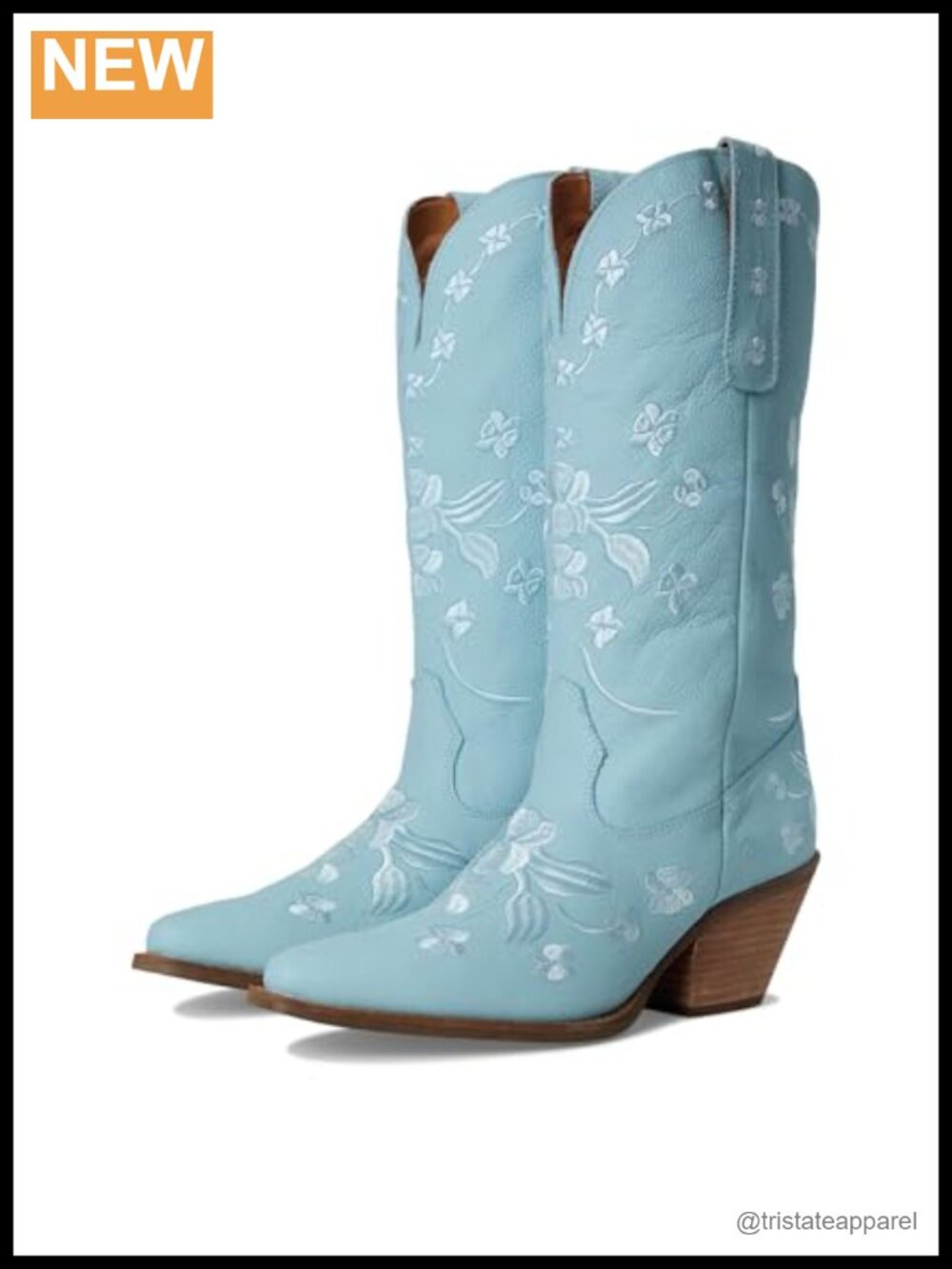 Dingo Women's Pull-On Leather Mid Calf Boots